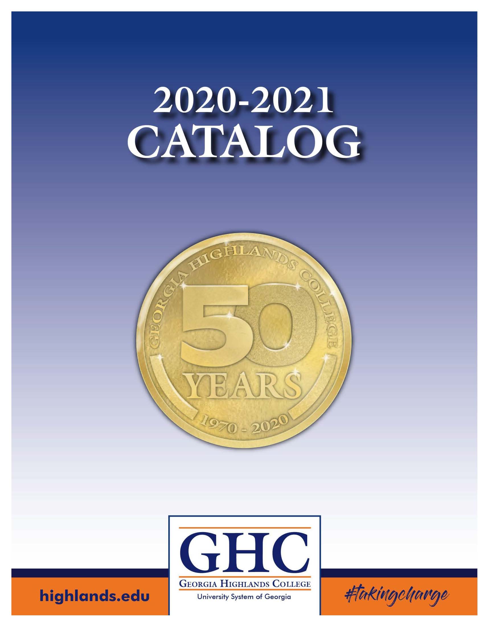 Cover of the 2018-2019 GHC Catalog