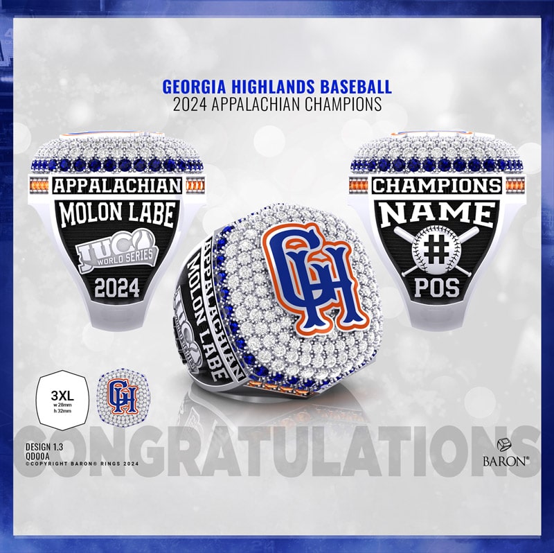 JUCO World Series Ring – Size 12