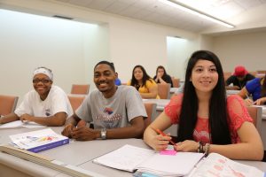 students in class