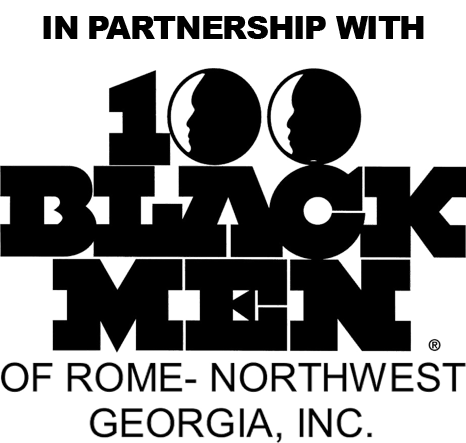 In Partnership with 100 Black Men of Northwest Georgia (with logo)