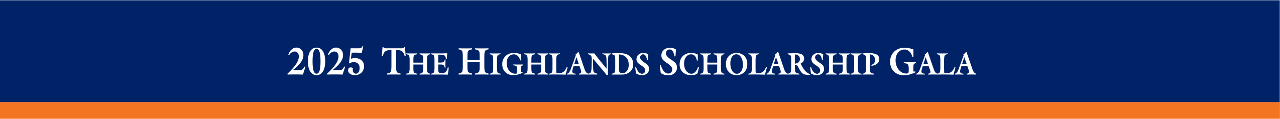 2025 The Highlands Scholarship Gala