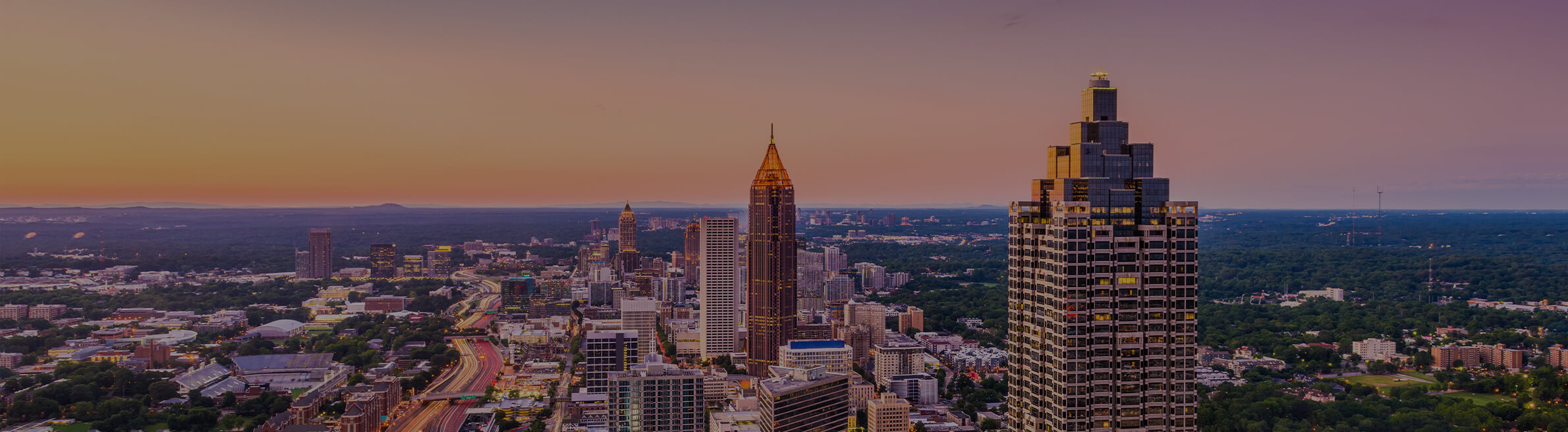 The Atlanta skyline.