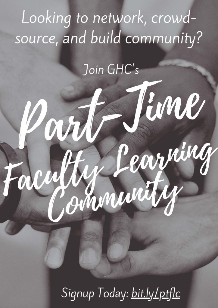 Part-Time Faculty Learning Community Poster
