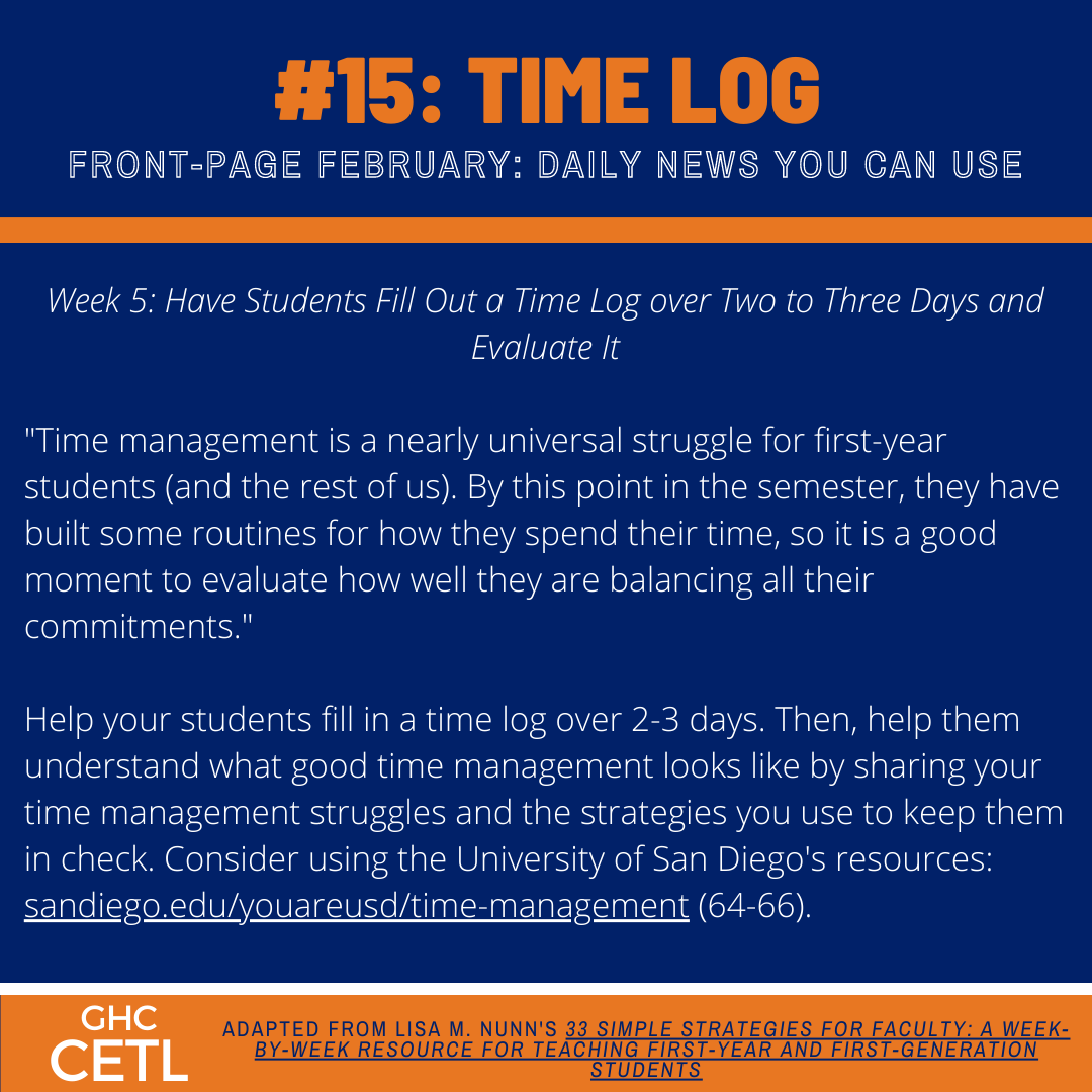 #15: Time Log