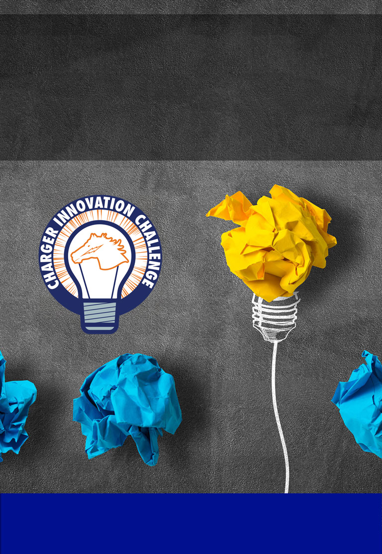 Charger Innovation Challege with lightbulbs
