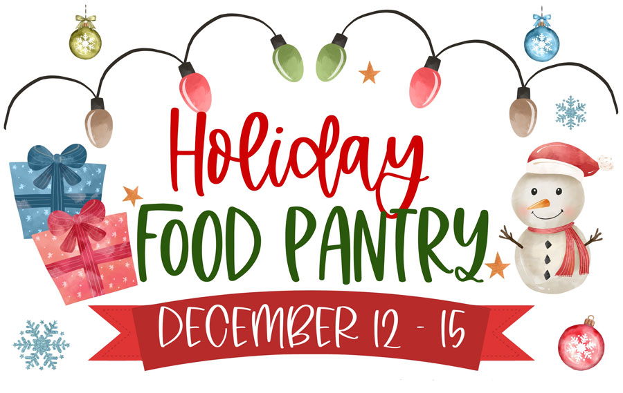Holiday Food Pantry December 12-15
