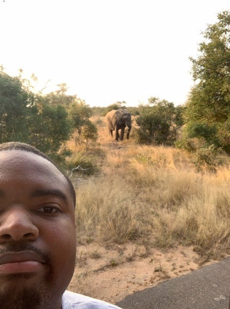 Rontavious Coley on a Study Abroad trip to Africa.