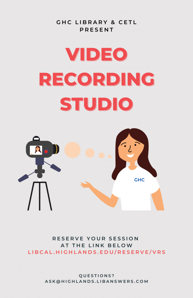 Video Recording Studio Poster