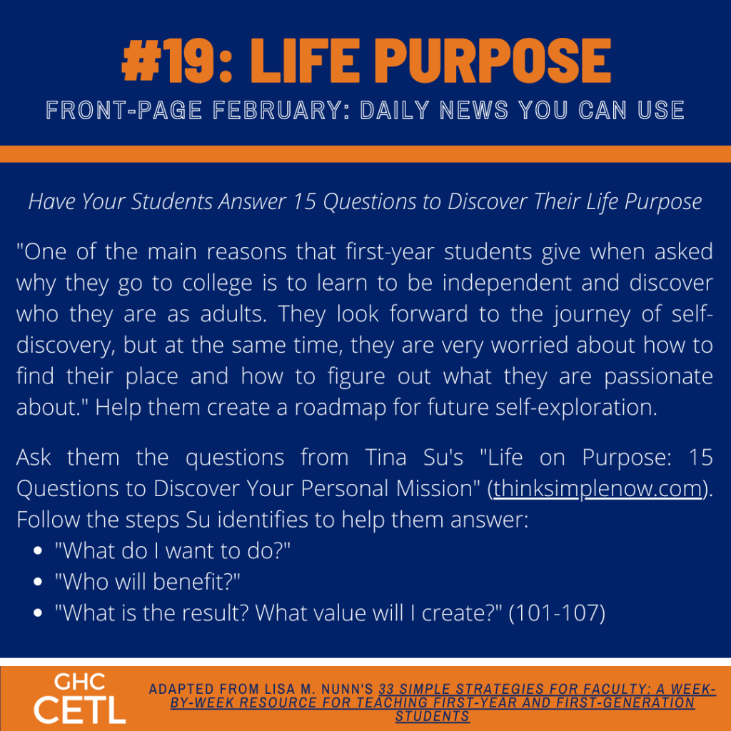 #19: Life Purpose