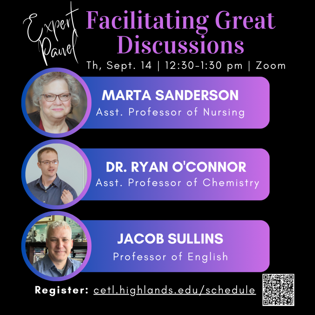 Expert Panel: Facilitating Great Discussions