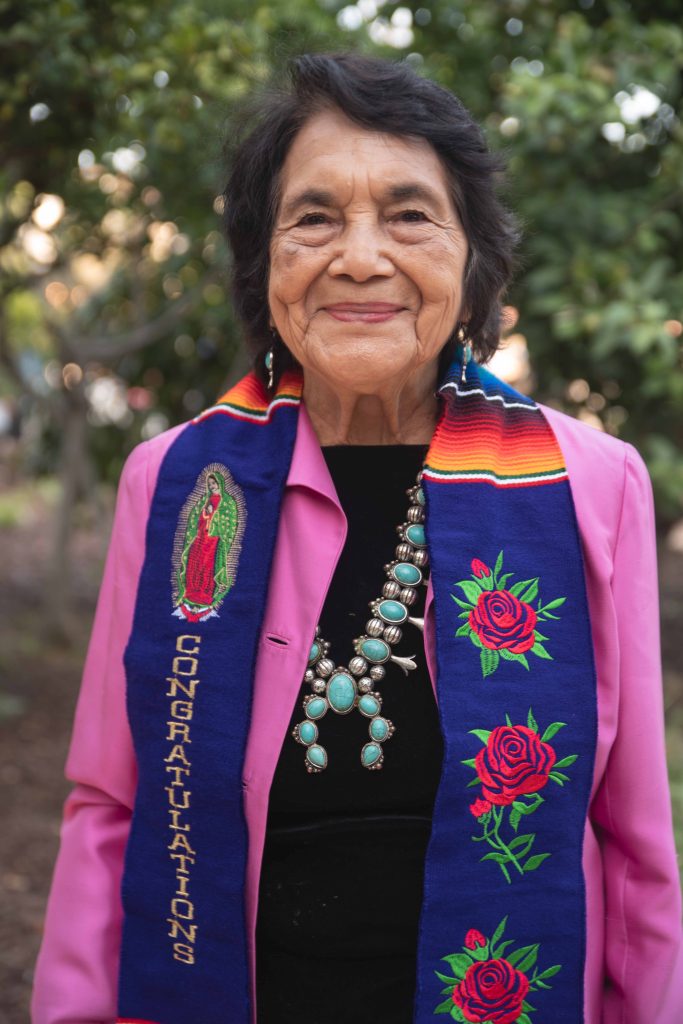 A picture of Dolores Huerta in 2023.