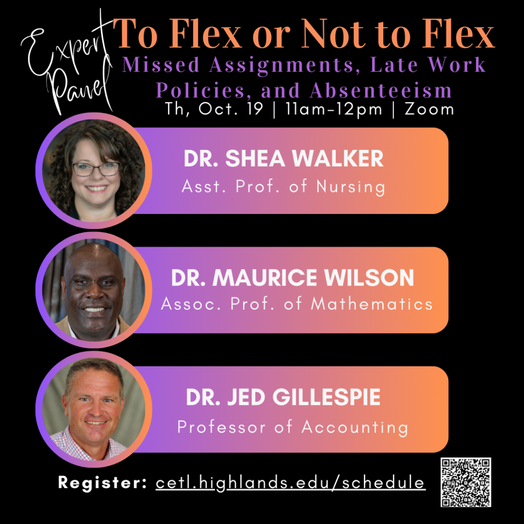 Expert Panel: To Flex or Not to Flex: Missed Assignments, Late Work, and Absenteeism