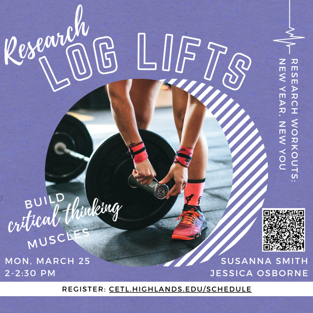 Research Log Lifts promo poster