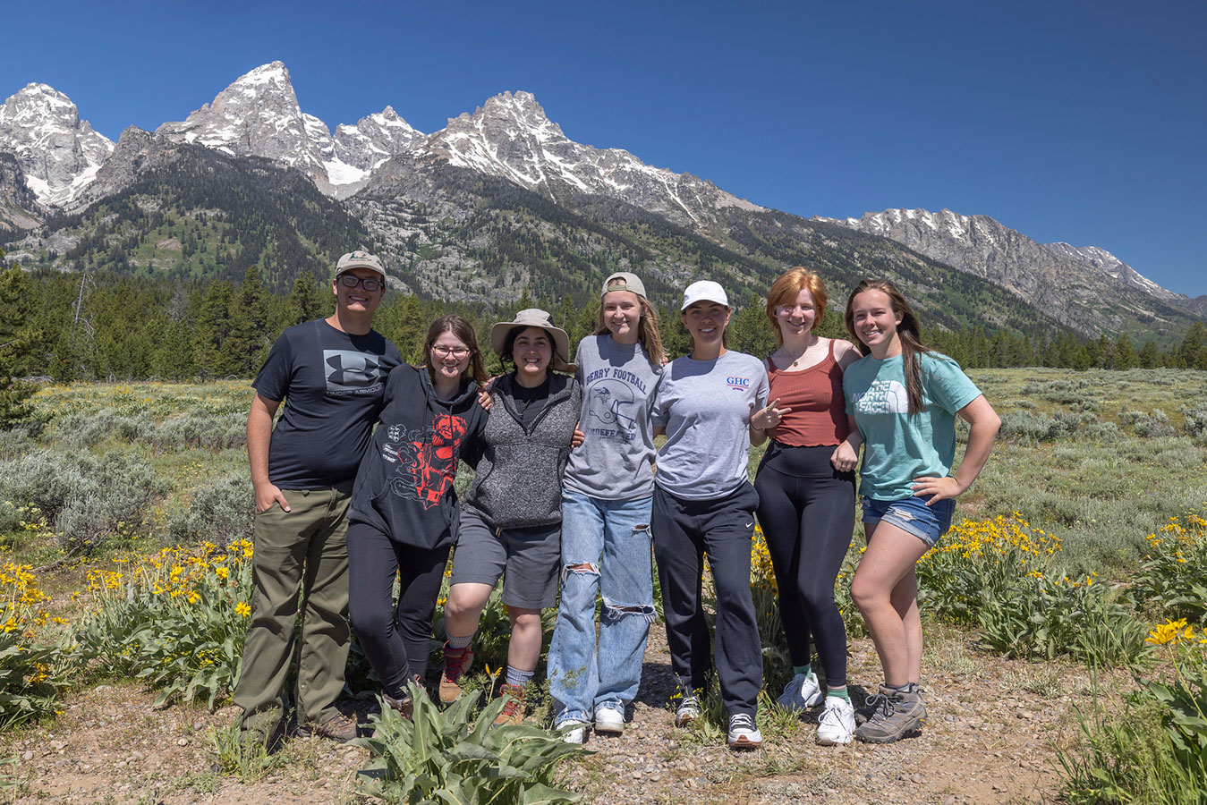 Group shot of students in Wyoming