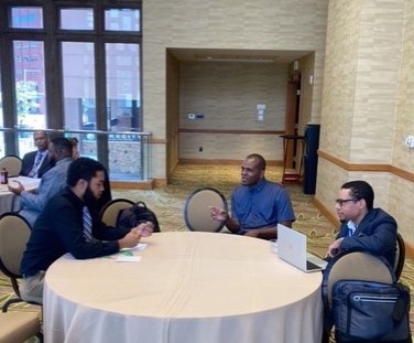 students at the conference