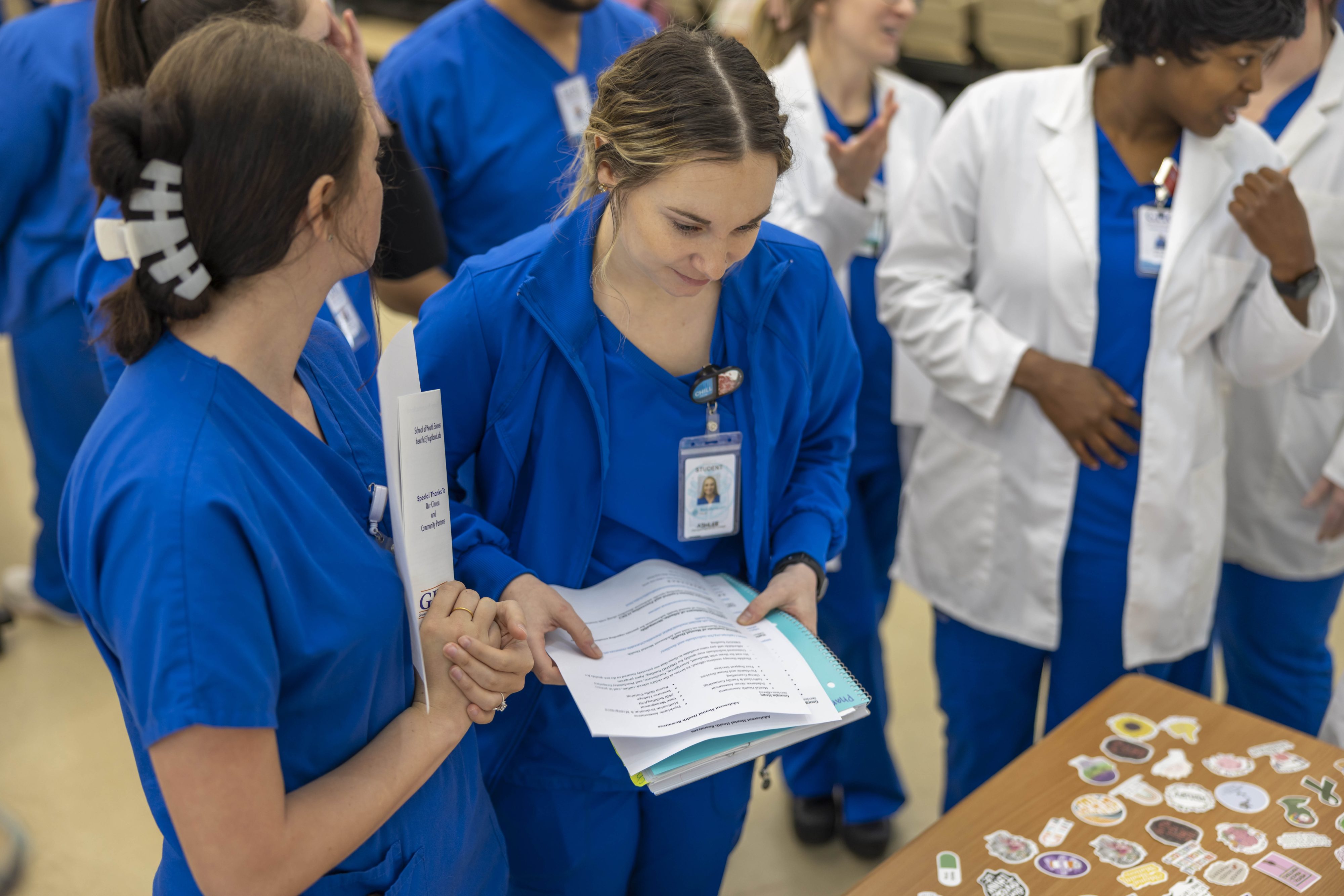 Students at the Evidence-Based Practice Symposium