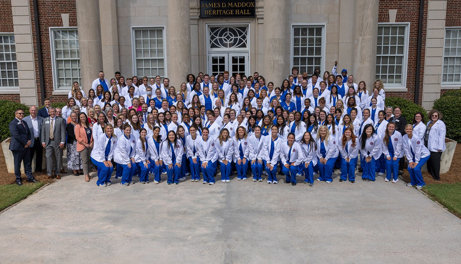 Group photo of health sciences students
