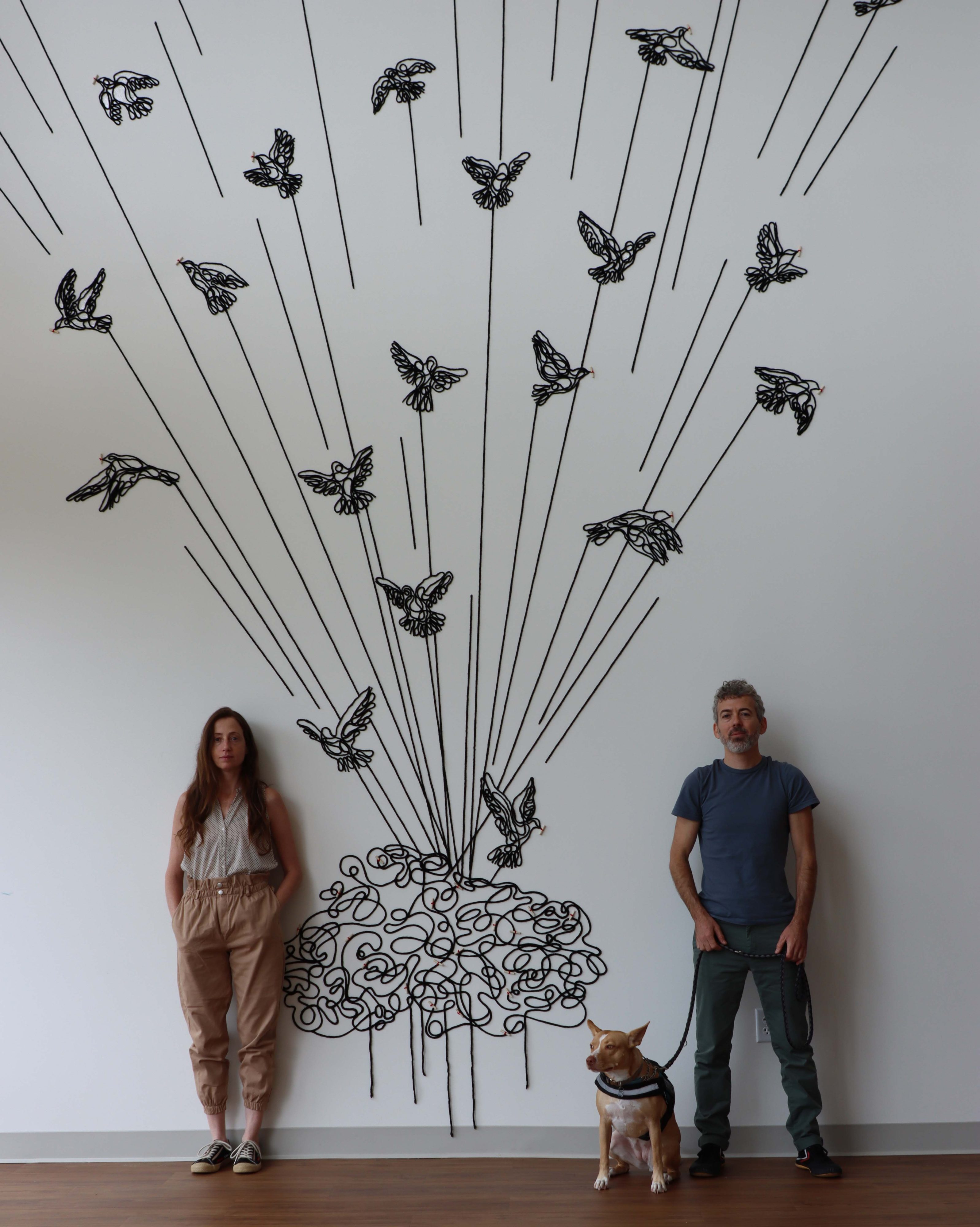 Israeli artists Maya Gelfman and Roie Avidan 