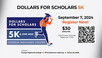 Dollars for Scholars 5K graphic