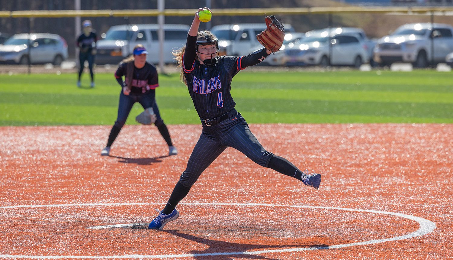 GHC softball pitcher