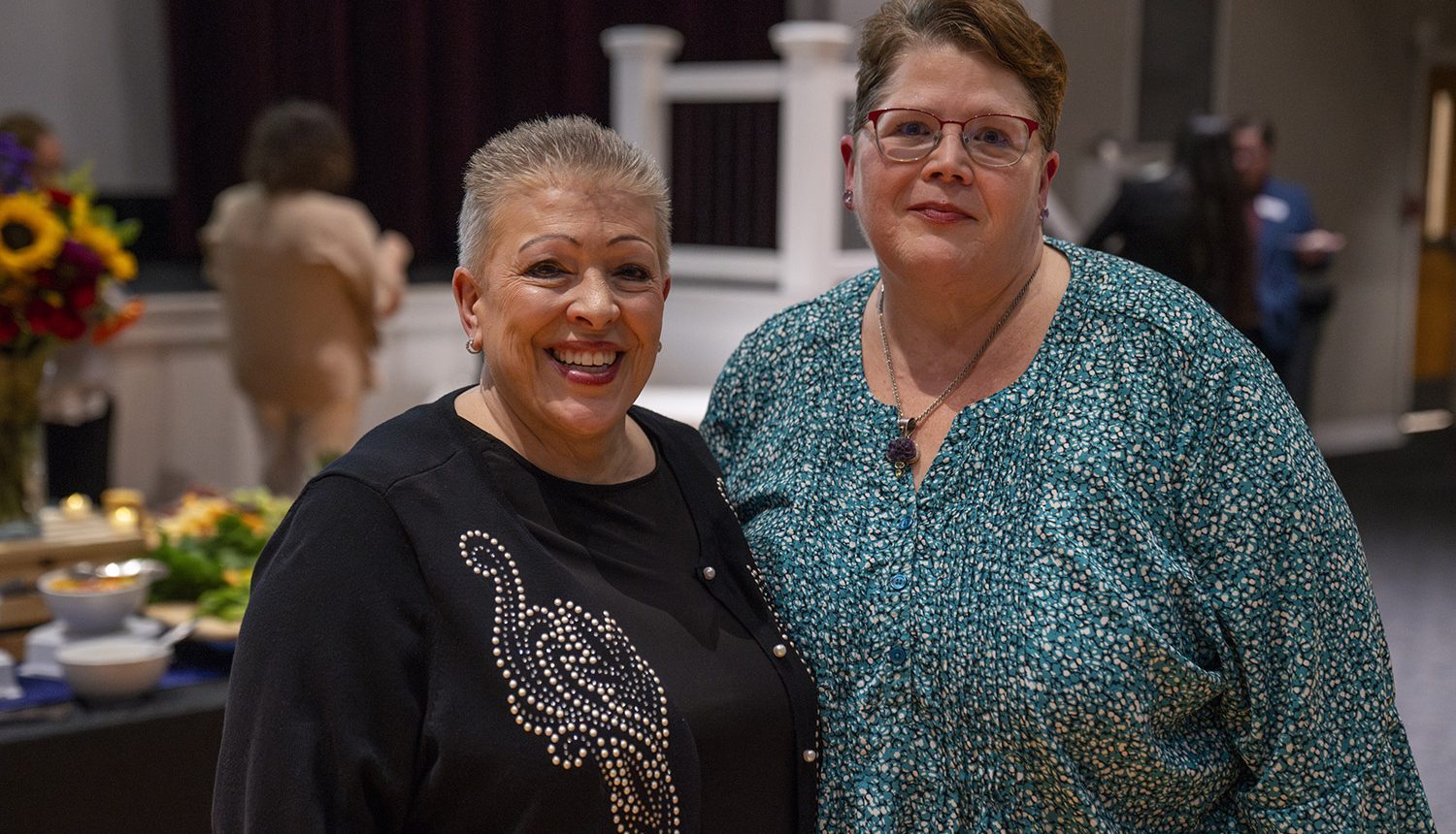 Former Director of Dental Hygiene Donna Miller with current Director of Hygiene