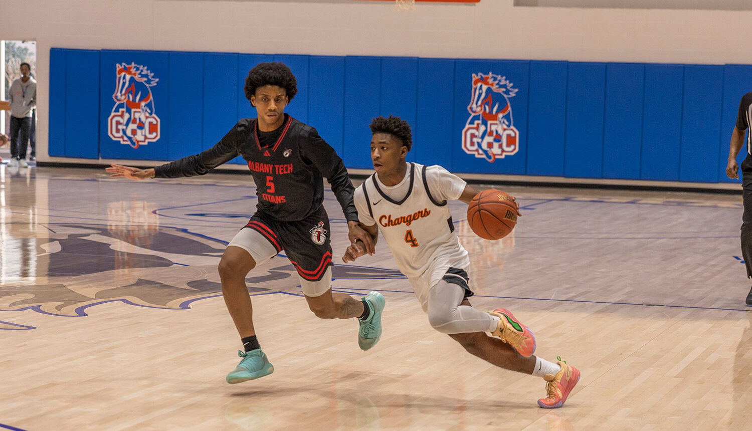 Image of basketball game between GHC and Albany