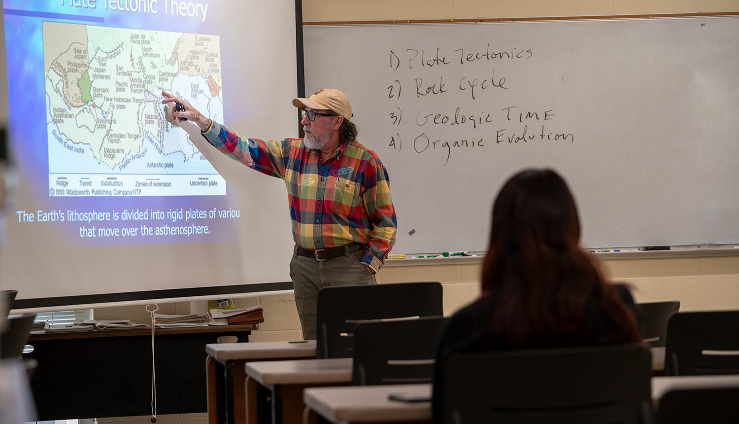 Instructor leads class at GHC.