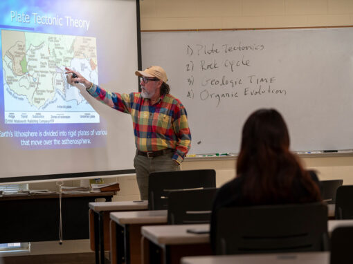 Instructor leads class at GHC.