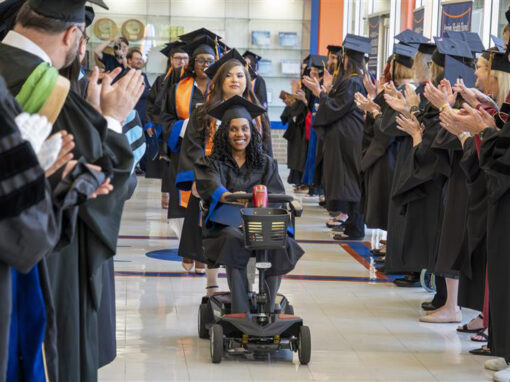 Faculty celebrate the class of 2025.