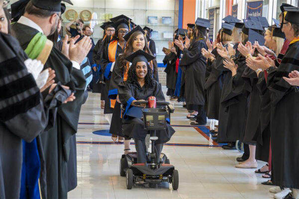 Faculty celebrate the class of 2025.