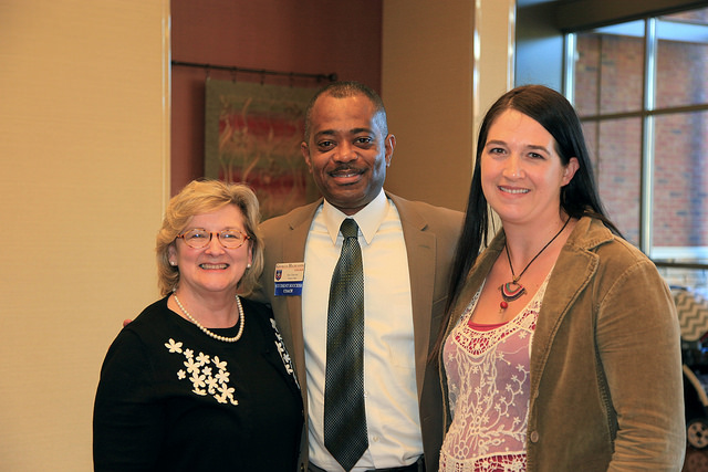 Former Interim GHC President Renva Watterson, Marietta Dean Ken Reaves, and Associate Professor Lisa Branson