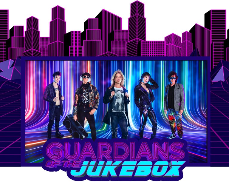 Guardians of the Jukebox band and logo