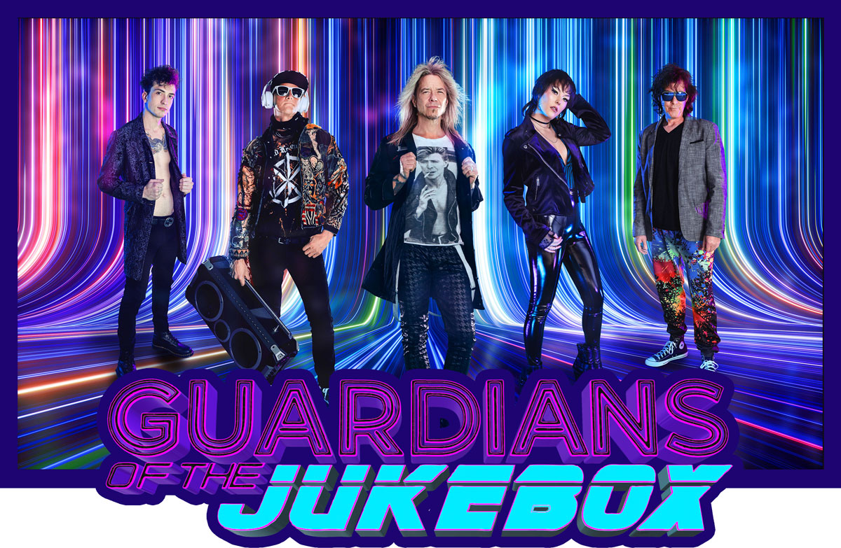 Guardians of the Jukebox band and logo