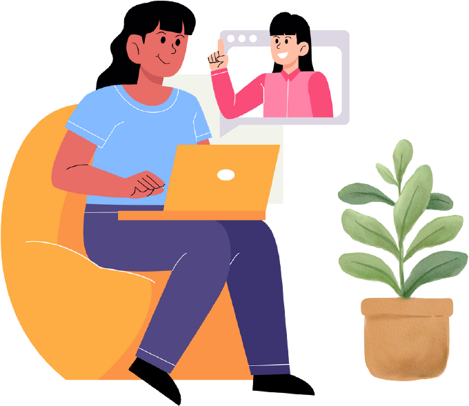 Students connecting virtually placeholder