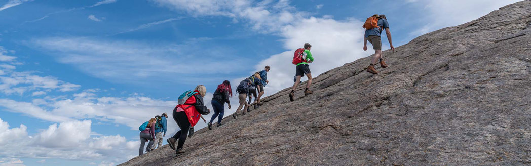 Students Hiking